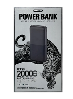 Remax 20000mAh RPP-26 Lango II Series 2.4A Power Bank 