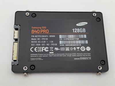 SAMSUNG 840 PRO 128GB 2.5″ MZ-7PD128 Solid State Drive Gaming SSD Pulled
