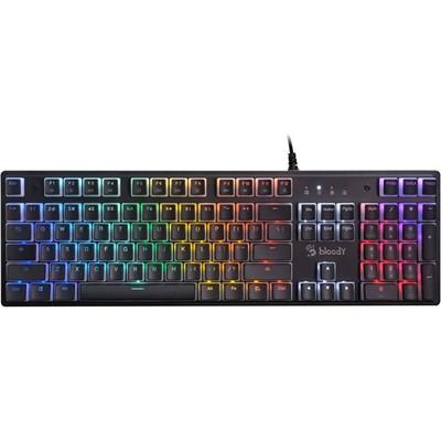 Bloody S520N Bloody Mechanical Switch RGB Gaming Keyboard | Pudding Black - BLMS Red Plus Mechanical Switch