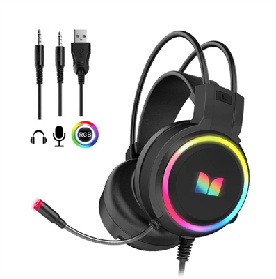 Monster RGB Gaming Headphone: 2 Pin & USB for Dynamic Lighting