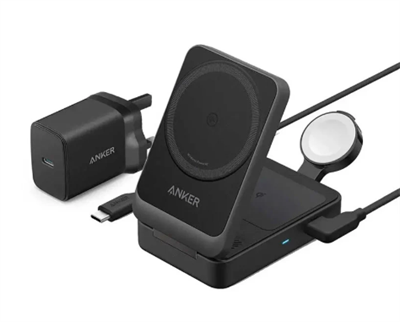 Anker MagGo Wireless Charging Station (Foldable 3-in-1) B2557