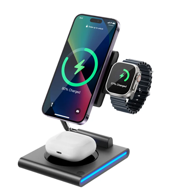 WiWU Geek 3 in 1 Wireless Charger