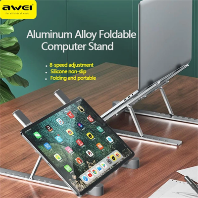 Awei X26 Portable Multi-function Aluminum Stand For Laptop Tablet