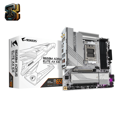 Gigabyte B650M Aorus Elite AX ICE Wifi