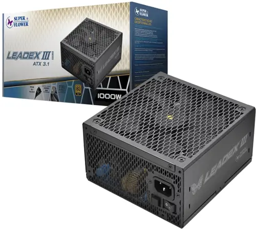       Super Flower LEADEX III GOLD 1000W Fully Modular With Pci-E 5.0 Cable Power Supply