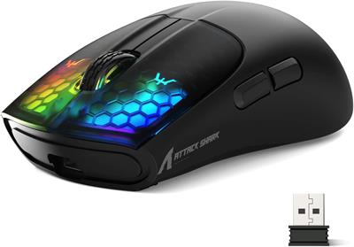 ATTACK SHARK X5 Wireless Gaming Mouse - Black