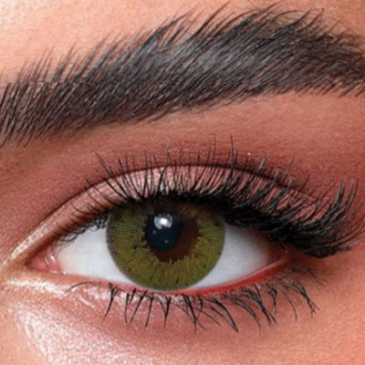 Bella Lime Green: Vibrant Confidence in Color Contact Lenses