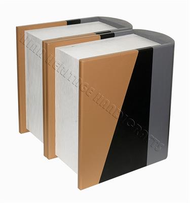 Elegant PU Leather Book-Shaped Companion Cremation Urn – Memorial Keepsake for Loved Ones