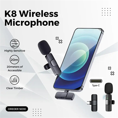 K8 Wireless Bluetooth Microphone 