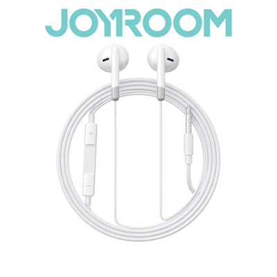 JR-EW01 JOYROOM WIRED SERIES HALF IN-EAR WIRED EARPHONES