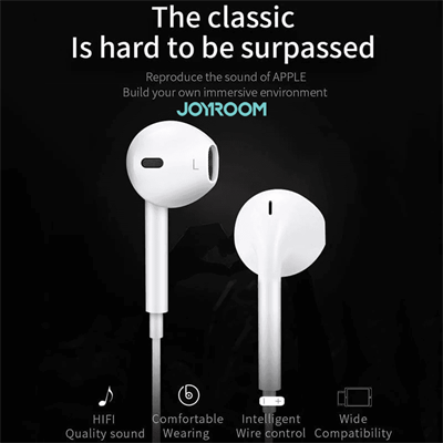 JR-EP1 JOYROOM Classic Wired Earphone/Hands free