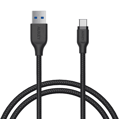 Aukey Braided Nylon USB 3.1 Gen 1 A to C Cable