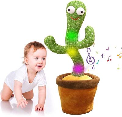 Dancing Cactus Talking Plush Doll Toy Child Birthday Present That Can Sing And Dance Voice Interactive Dancing Cactus Toy