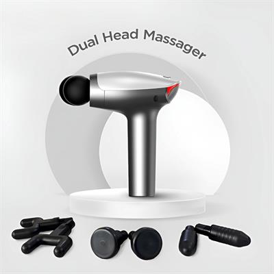 BLD-922 Compact And Quiet Double-Head Portable Massager With 10 Speed Levels