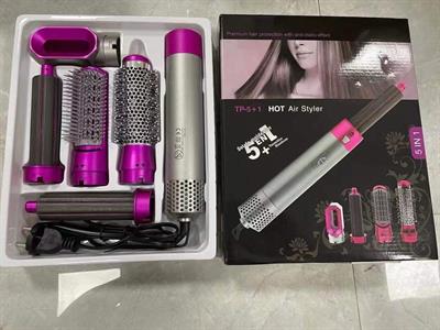 5 in 1 Hair Dryer Hot Air Brush Hair Volumeizer Straightener and Curler