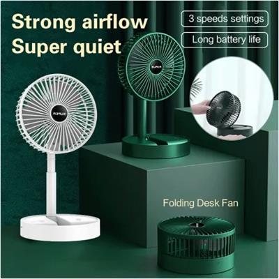 USB Rechargeable Telescopic Folding Fan