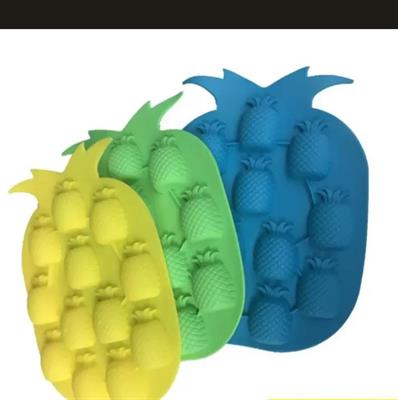 Silicone Ice Cube Pineapple Shape 