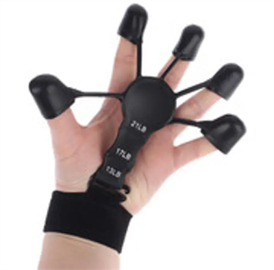 Finger Gripper Finger Exercise - Hand Gripper - Hand Strengtheners - Exercise Tool - 6 Resistance Levels