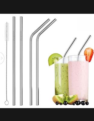 Stainless steel straw with 3 Packs