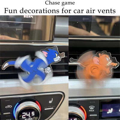 Tom and Jerry Chase car vent spinners Airfreshner