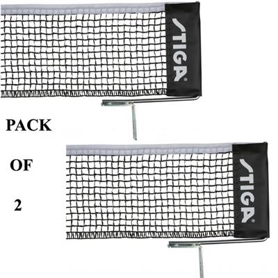 Pack of 2 Adjustable Easy Set-Up Table Tennis Ping-Pong Net Set