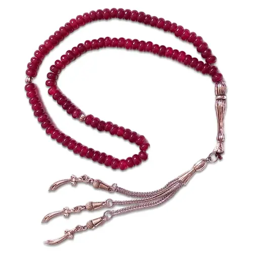 Yaqoot Stone Elegance Tasbih – 100 Beads