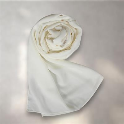 White - Chiffon Georgette