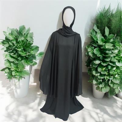 Butterfly Abaya - Black