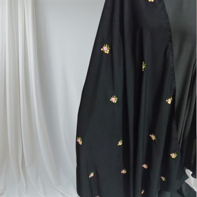 Hand Embroidered Shawl - Black