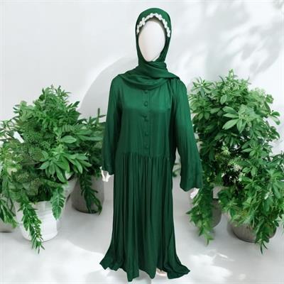 Maxi Frock - Bottle Green