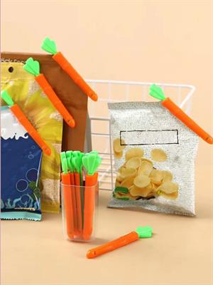 5Pcs Carrot Design Sealing Clip