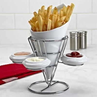 Fries stand ceramic