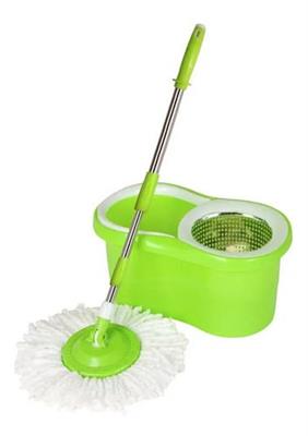 Spin Mop -Easy Spin Magic Mop Set (Steel Bucket).