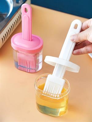 Silicone Oil Bottle With Brush