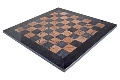 Black Marble & Marina Natural Stone Chess Board