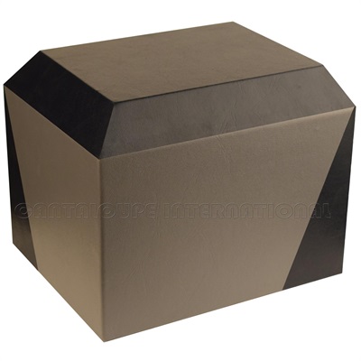 Premium Quality Leatherette Cross Cut Cremation Ashes Urn For Adults In UK 