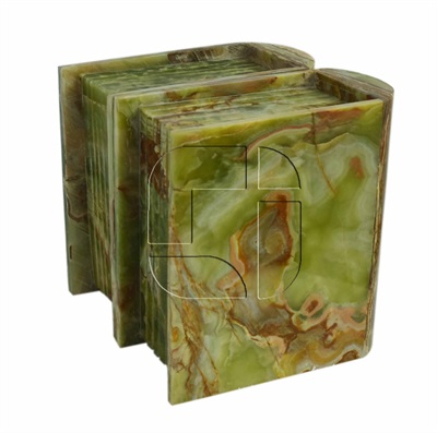 Green Onyx Natural Stone Companion Adult Cremation Urn For Ashes