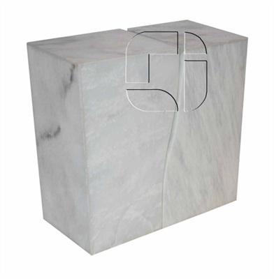 White Marble Natural Stone Adult Divine Cremation Urn For Ashes