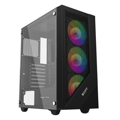 Boost Tiger Pro Gaming PC Case With 3 RGB Fans