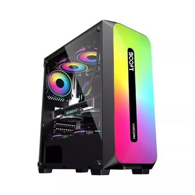 Boost Unicorn Gaming PC Case With 3 ARGB Fans (Pre-installed)