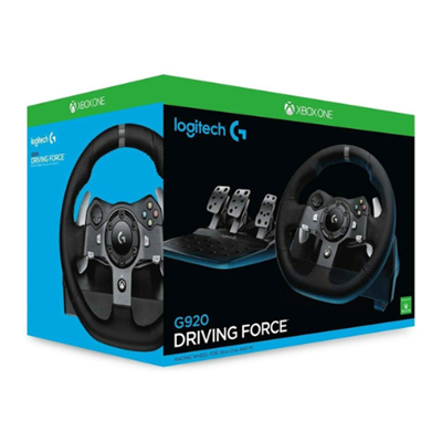 Logitech G920 Driving Force Racing Wheel | Pedals for XBOX One / PC 
