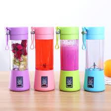 6 Blades 400Ml Mini Juicer Rechargeable