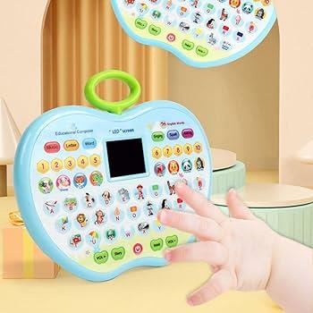 Apple Shape Educational Mini Computer Laptop Toy For Kids