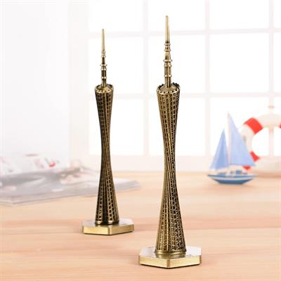 Canton Tower, Guangzhou China- Metal Model