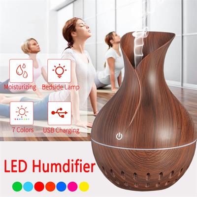 Mini Aroma Humidifier Air Freshener 100ML - Dark Brown