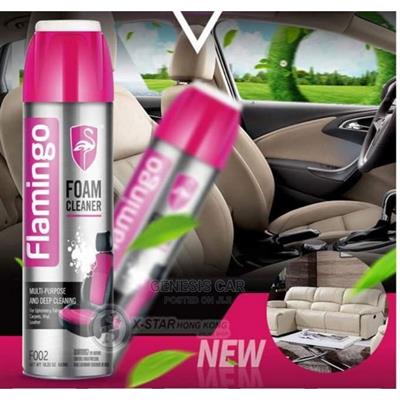 Multi-Purpose Flamingo Foam Cleaning Like Fabric, Carpet, Leather, Vinyl Etc. Foam Cleaner - 650ml