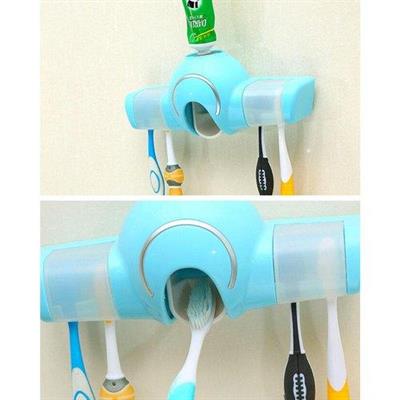 Multifunction Toothpaste Dispenser Toothbrush Holder - Multi