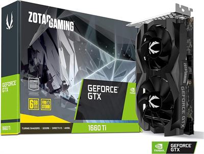 ZOTAC Gaming GeForce GTX 1660 Ti 6GB GDDR6 192-Bit Gaming Graphics Card (USED)