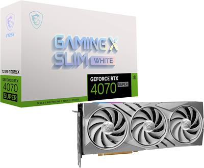 MSI GeForce RTX 4070 Super 12G Gaming X Slim White