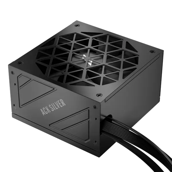 1st Player ACK Silver 750W 80+ Silver Non-Modular ATX Power Supply, Black